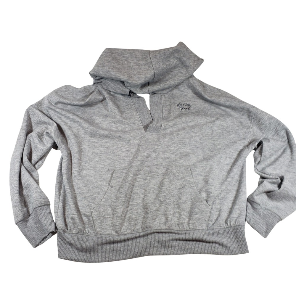 Justice‎ Sport Gray Hoodie Sweatshirt Pullover Activewear Girls XL (16/18)